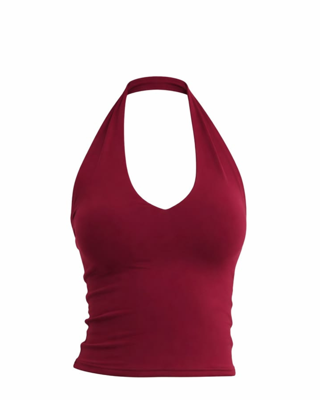 V Halter Neck Top